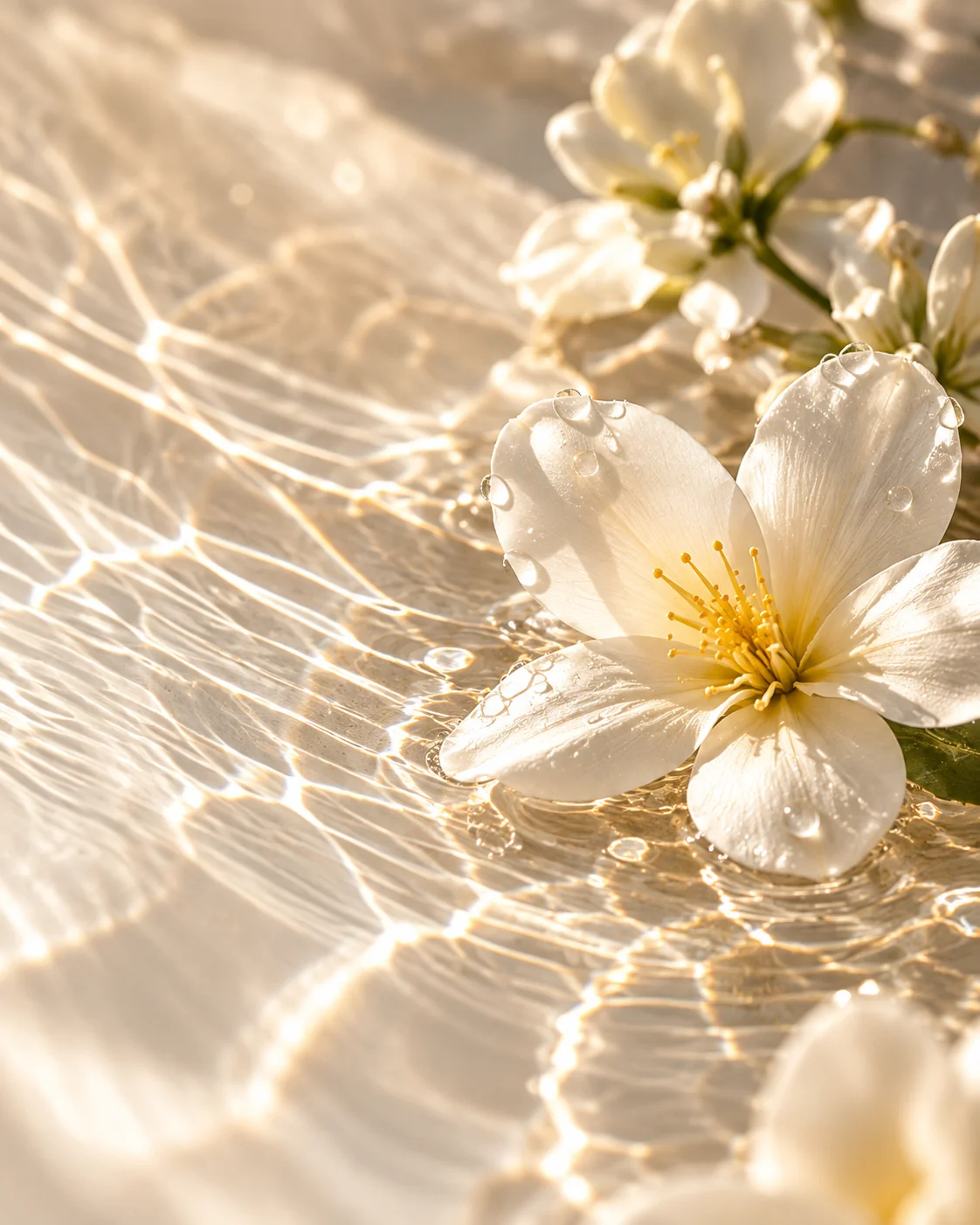 Fleurs blanches